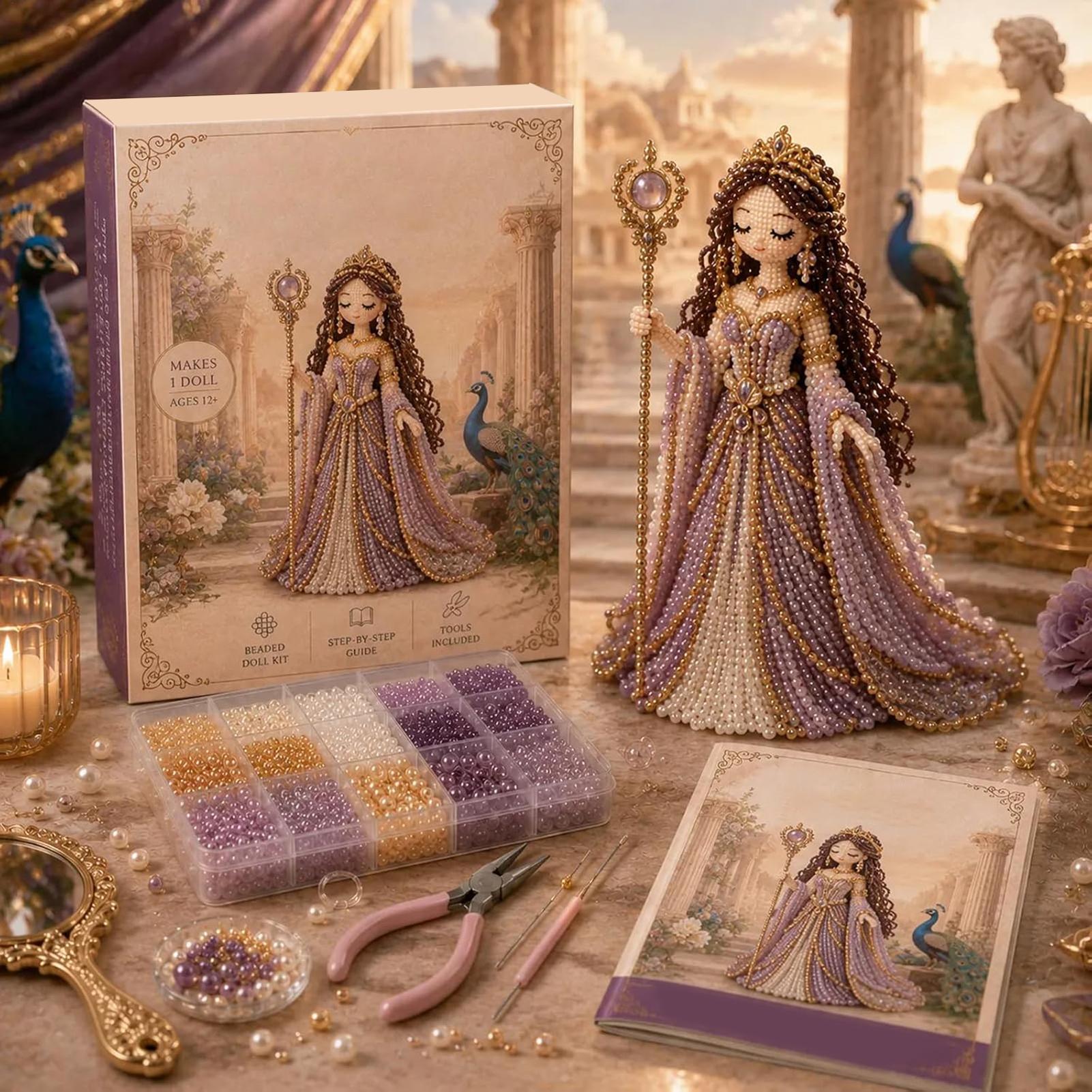 Art Craft Holiday - 3D Beaded Goddess DIY Kit Beading