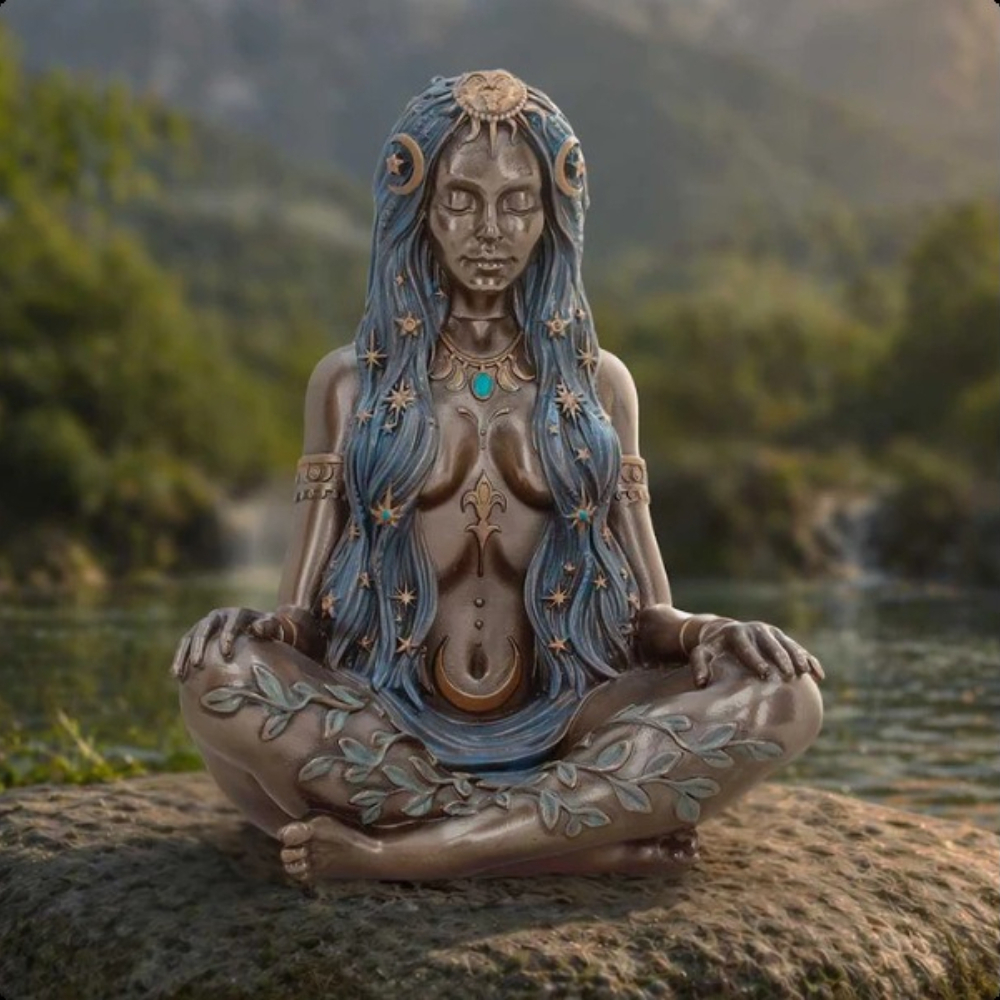 Art And Craft For Mother'S Day - Mother Earth Gaia Resin Statue Mother's