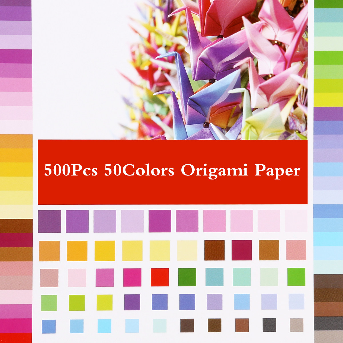 Art Craft Education - 200Sheets Vibrant Origami Paper 6 Inch