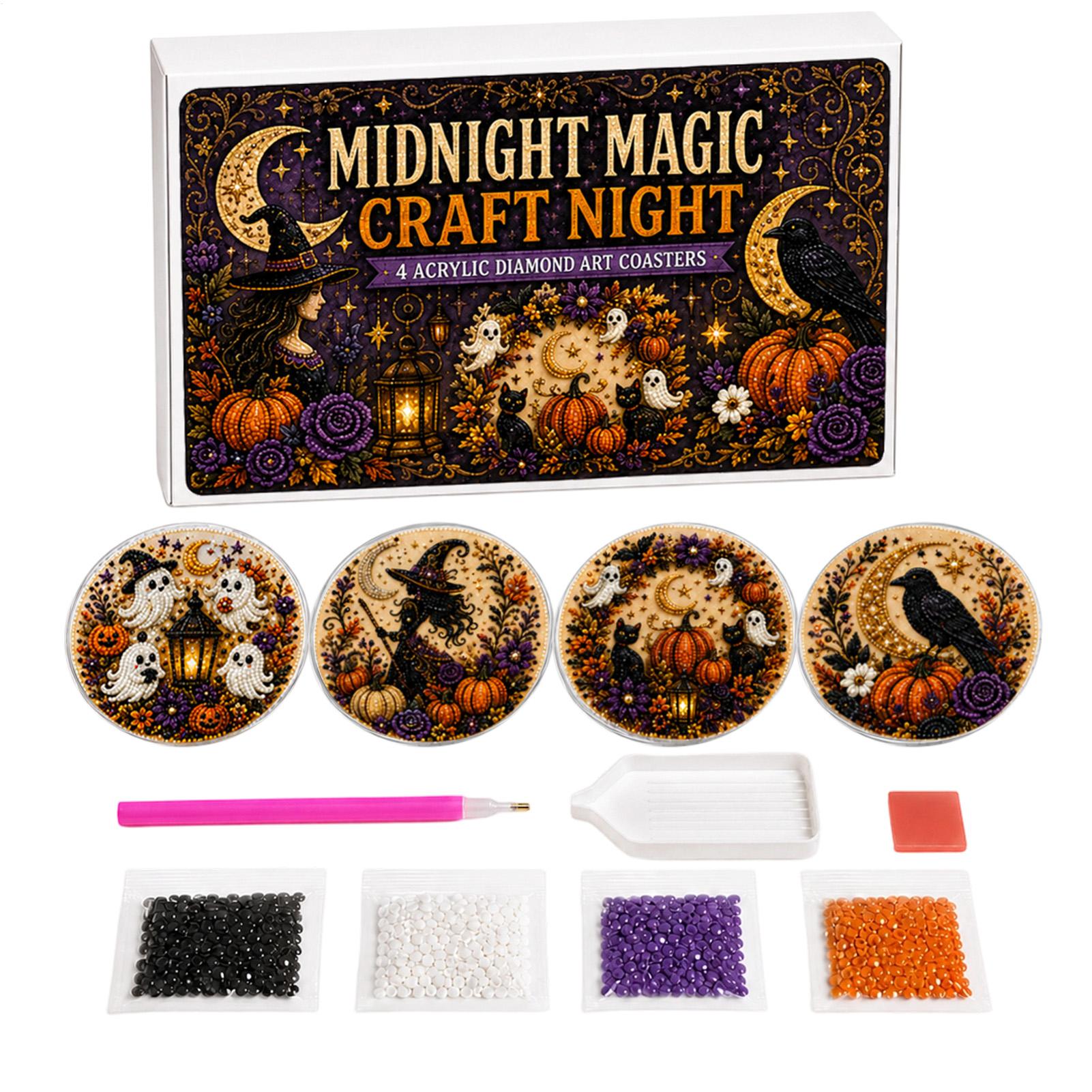 Art Craft Halloween - Gem Art For Adults Halloween Acrylic