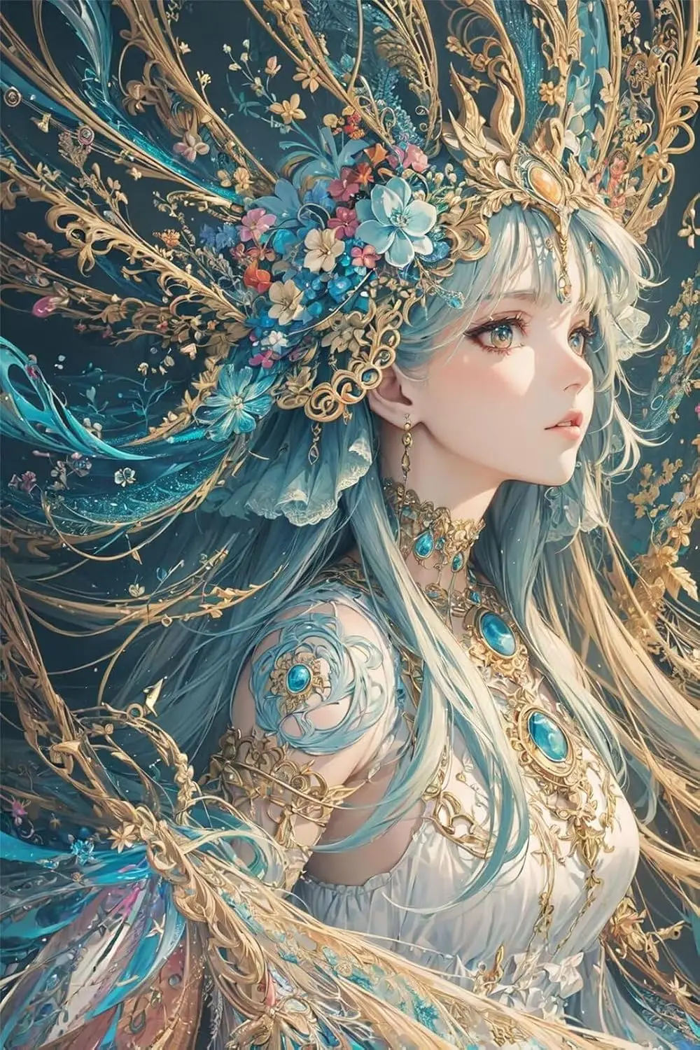 Art Craft Number - 5D Diamond Painting Kits Anime Girls