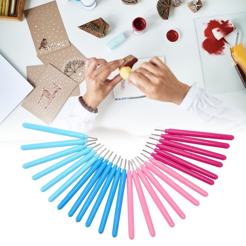 24pcs Paper Quilling Tools 4 C - Art Quilling Craft ulasan dan harga