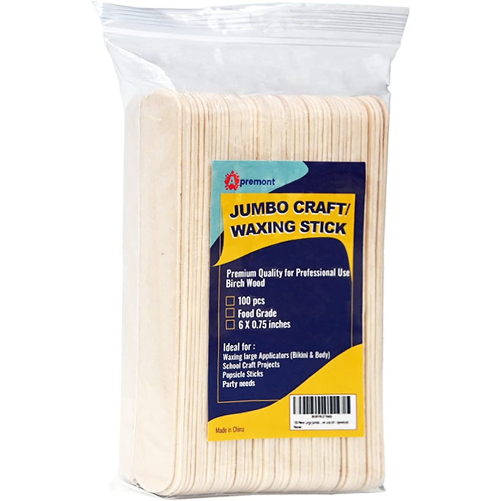 HOT SALE 100 Pcs 6 Inch Large  - Art Craft With Ice Cream Stick ulasan dan harga