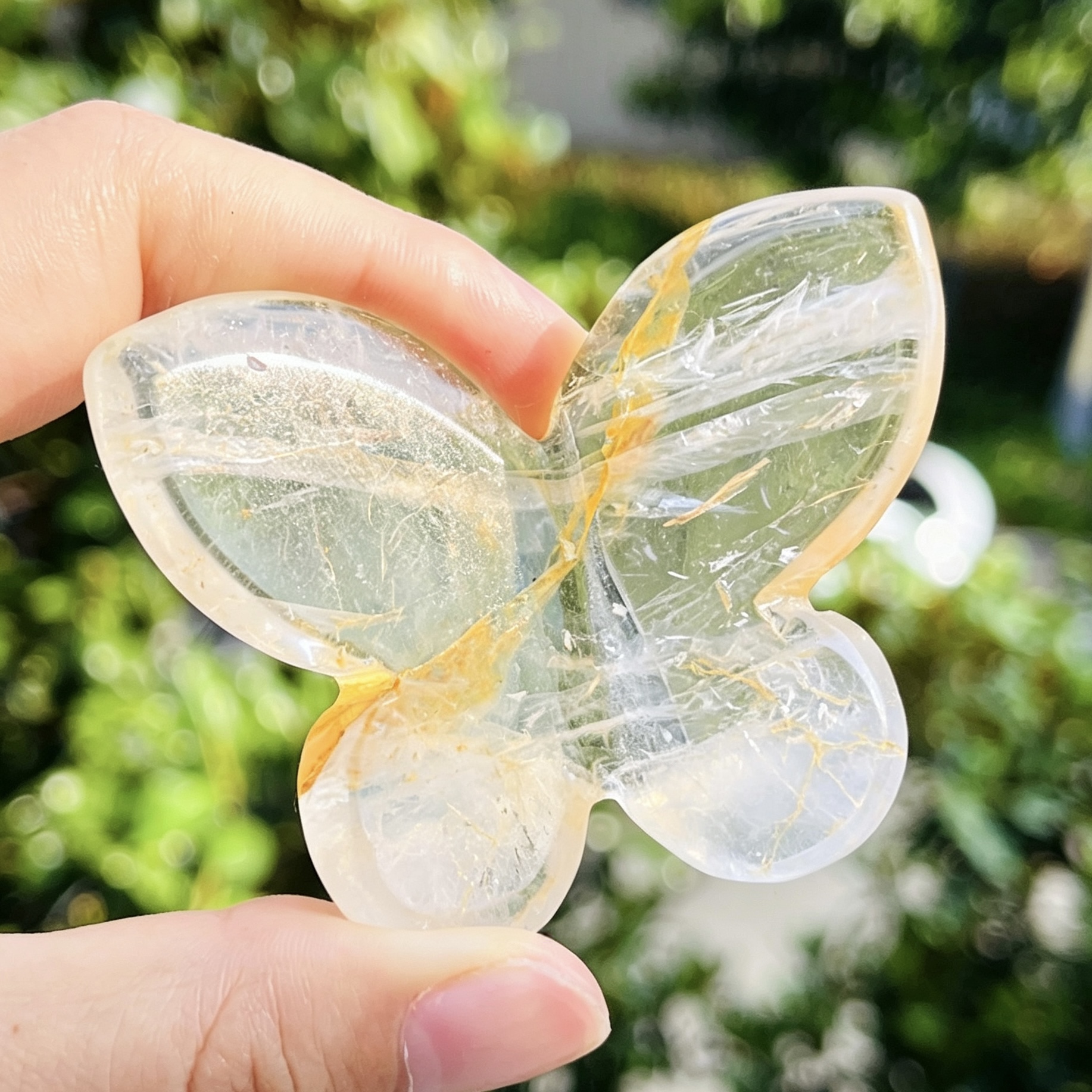 1pc Hand-Carved 3D Crystal But - Art And Craft For Mother'S Day ulasan dan harga