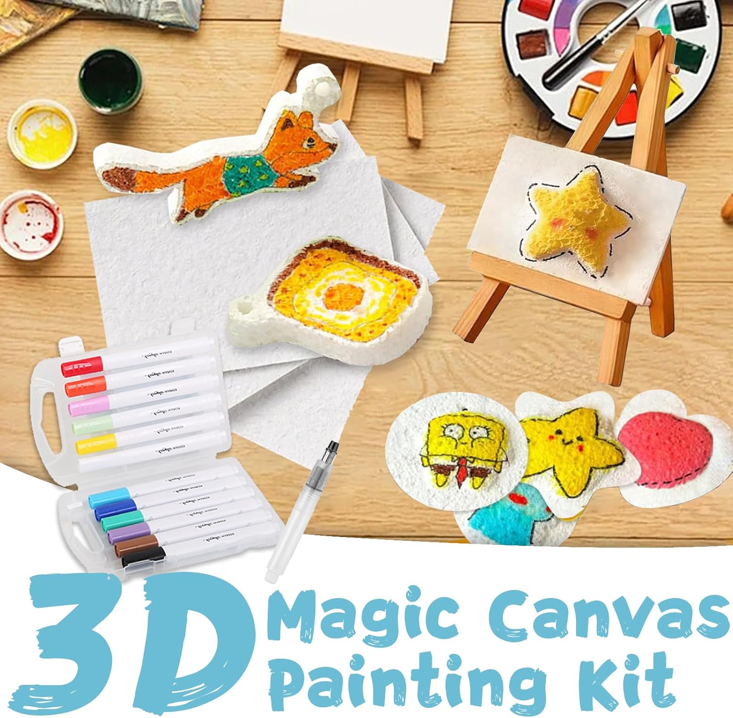 3D Puffy Foam Texture Painting - Art Craft Education ulasan dan harga