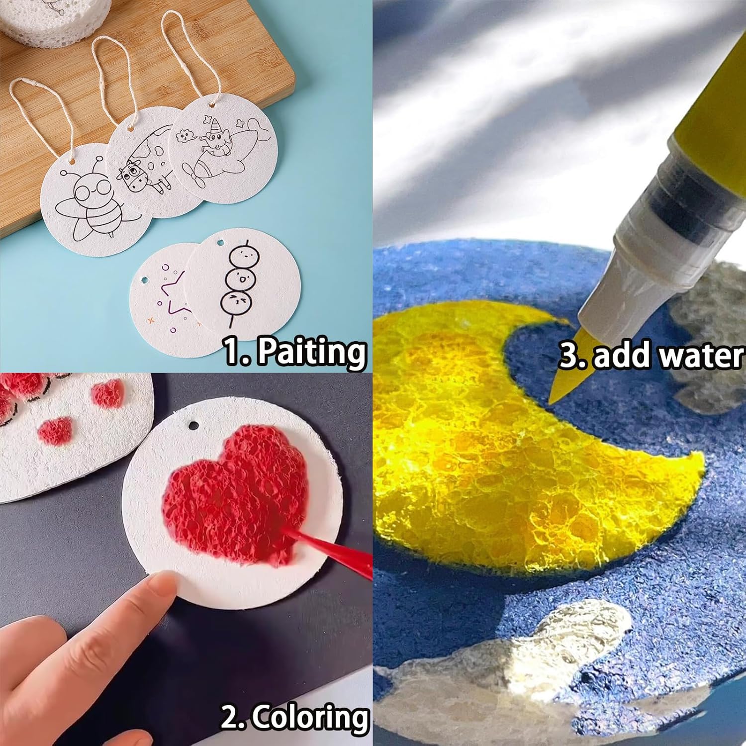 3D Puffy Foam Texture Painting - Art Craft Education ulasan dan harga