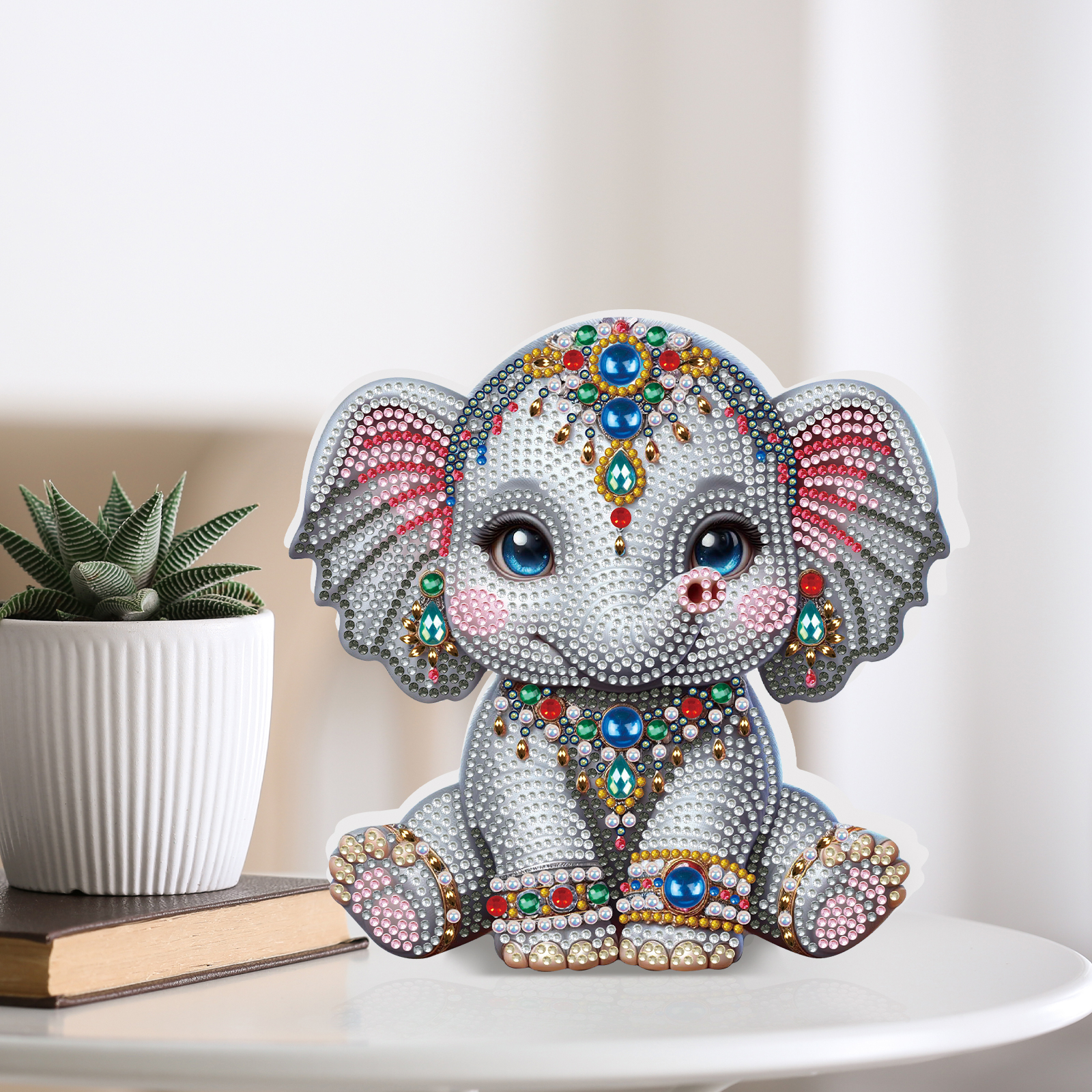 Tabletop Special Shape Diamond - Art Craft Elephant ulasan dan harga