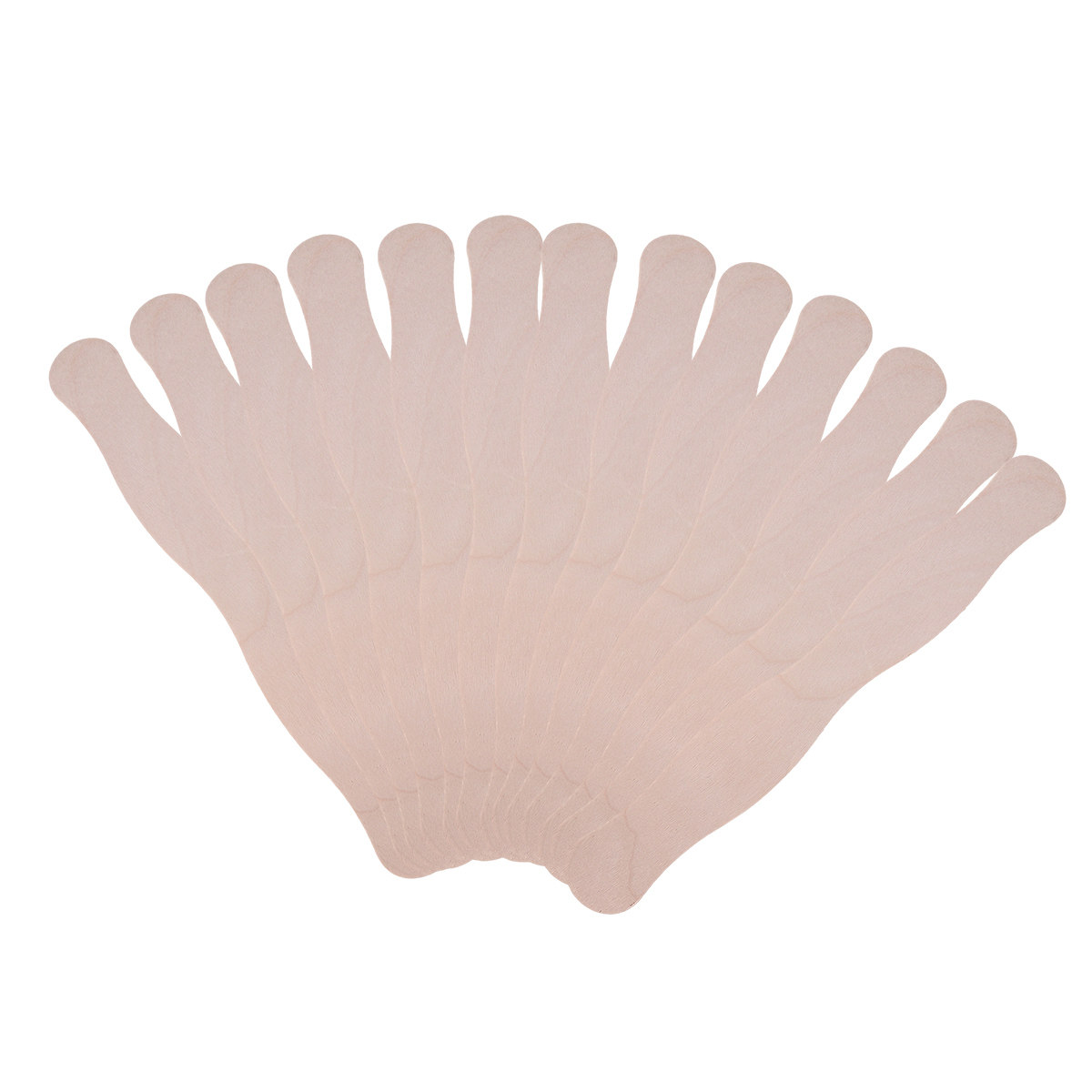 50Pcs Wave Shaped Natural Wood - Art Craft With Ice Cream Stick ulasan dan harga
