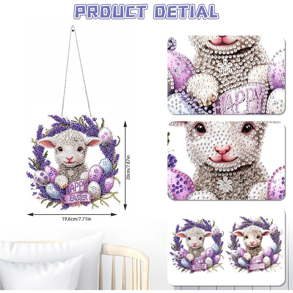 Easter DIY Diamond Painting Ki - Art Craft Holiday ulasan dan harga