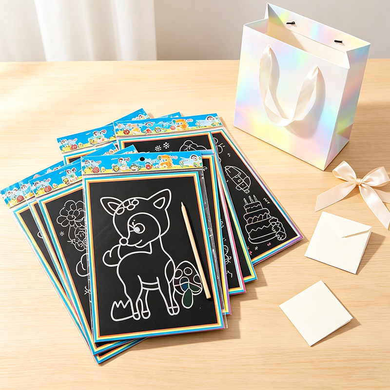 10/15/20Sheet Small Scratch Ar - Art Craft Holiday ulasan dan harga