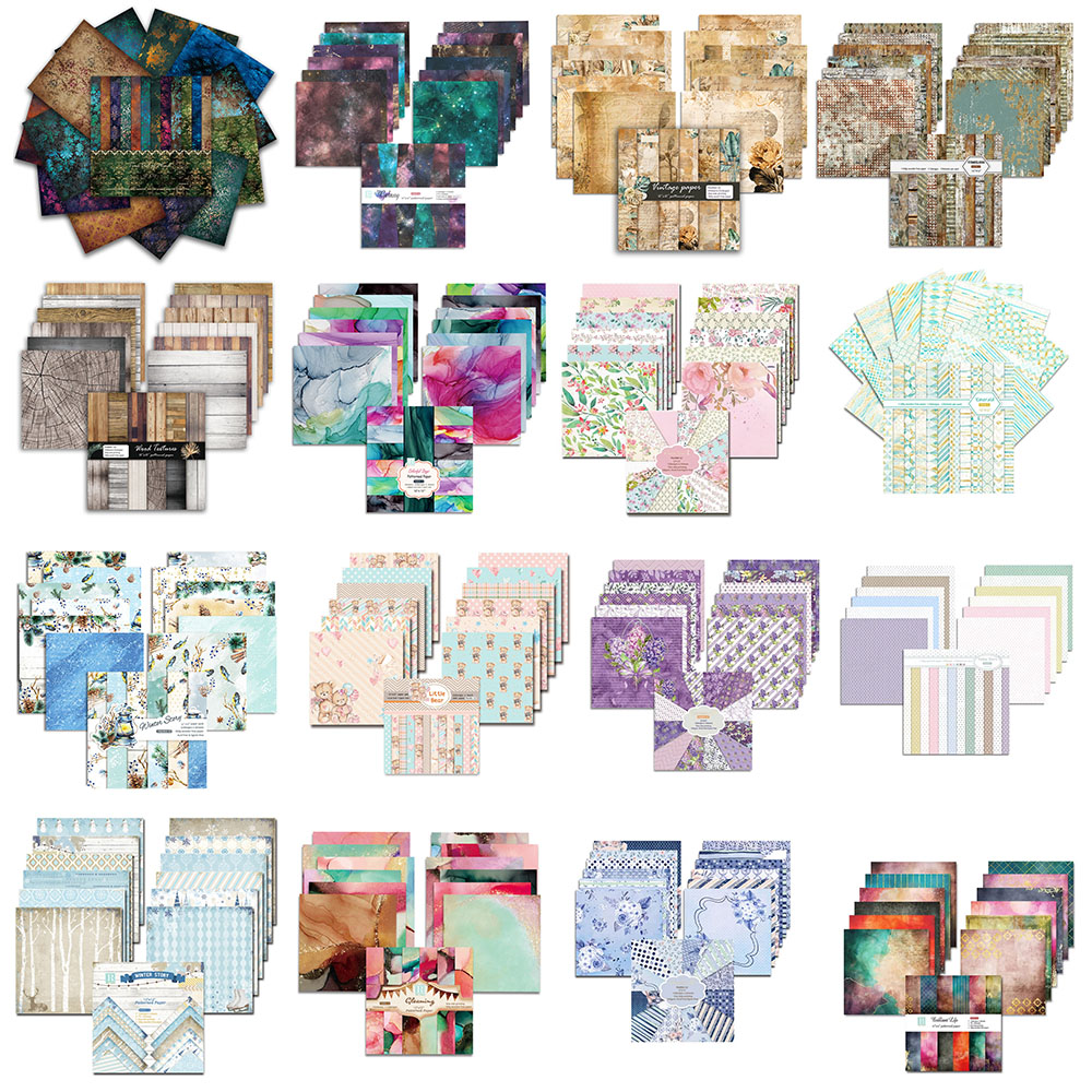 24 Sheets 30x30cm Scrapbook Pa - Art Craft Halloween ulasan dan harga