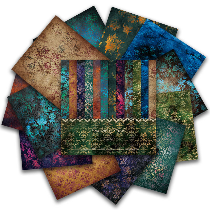 24 Sheets 30x30cm Scrapbook Pa - Art Craft Halloween ulasan dan harga