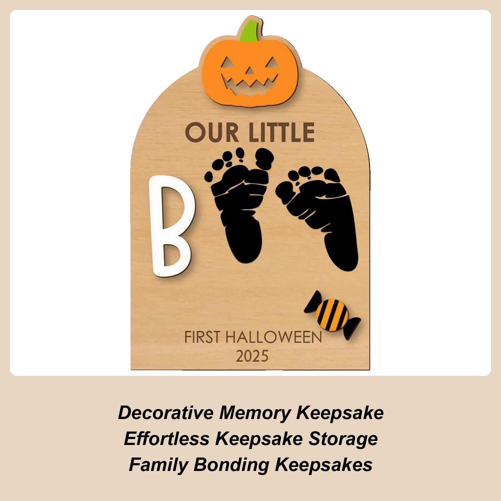 Foot Print Kit For Baby Hallow - Art Craft Halloween ulasan dan harga