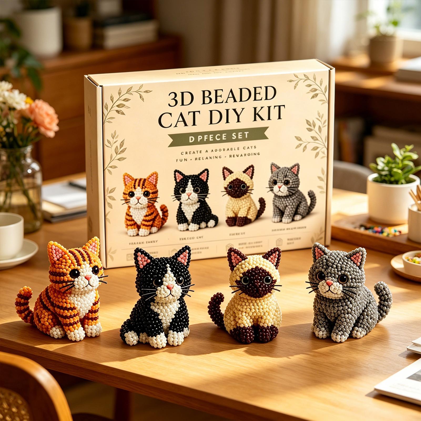 DIY Animal Beading Kit Cute 3D - Art Craft Holiday ulasan dan harga