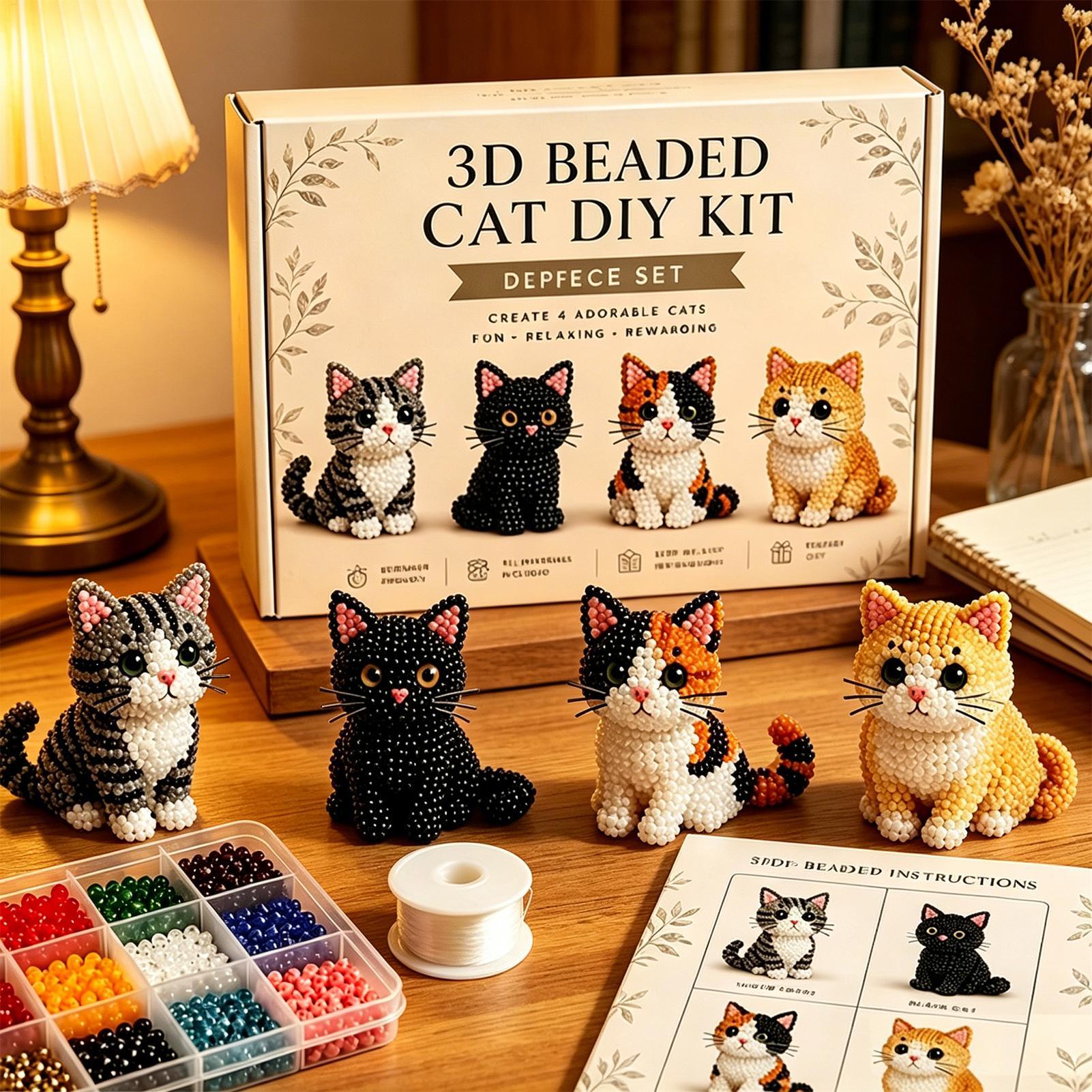 DIY Animal Beading Kit Cute 3D - Art Craft Holiday ulasan dan harga