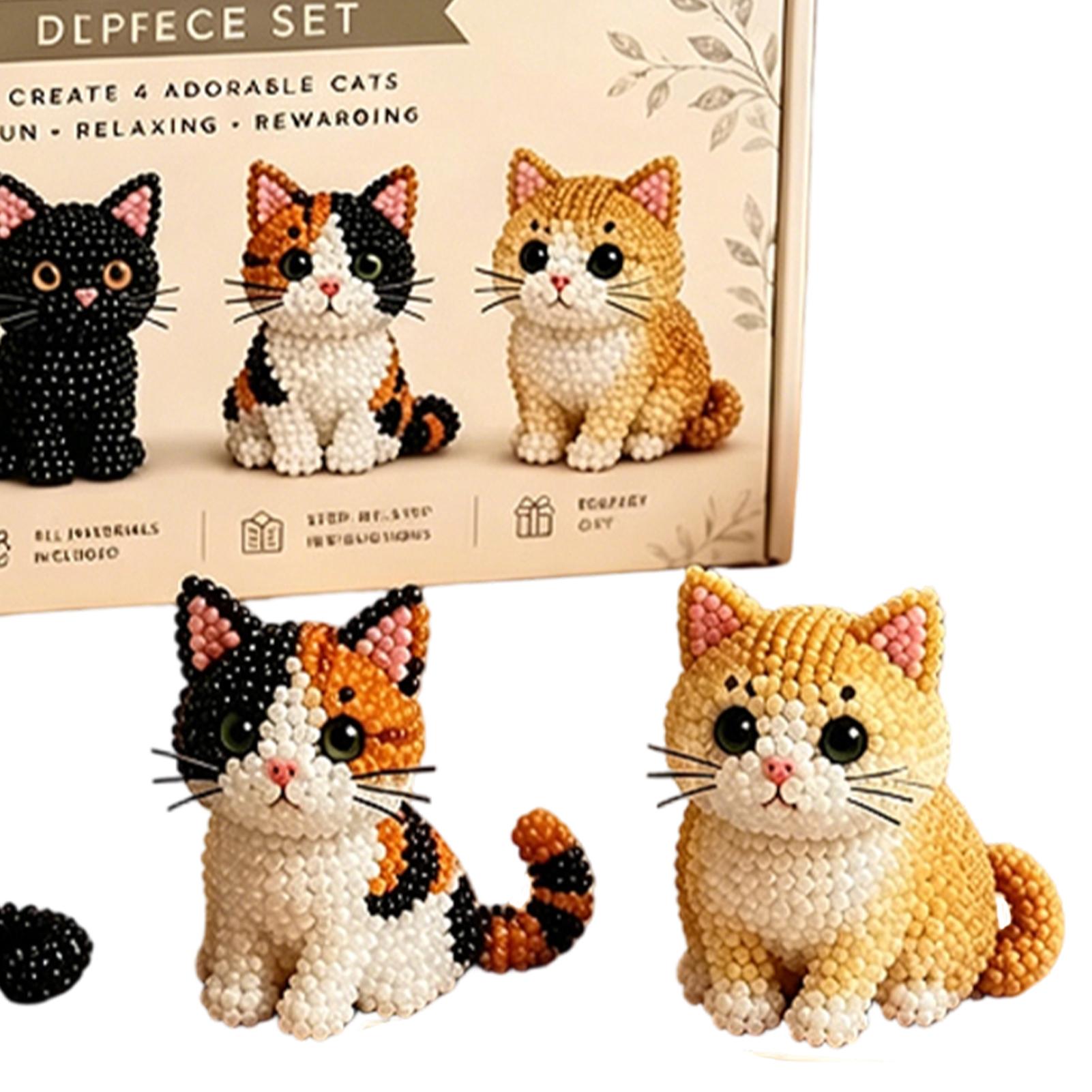 DIY Animal Beading Kit Cute 3D - Art Craft Holiday ulasan dan harga