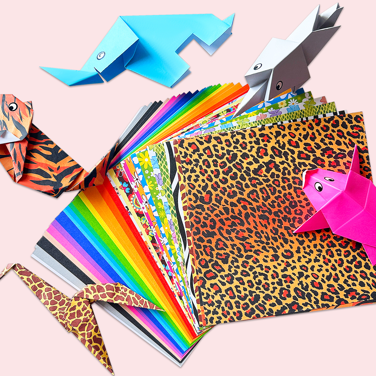 Kids DIY Origami Zoo Craft Kit - Art Craft Zoo ulasan dan harga