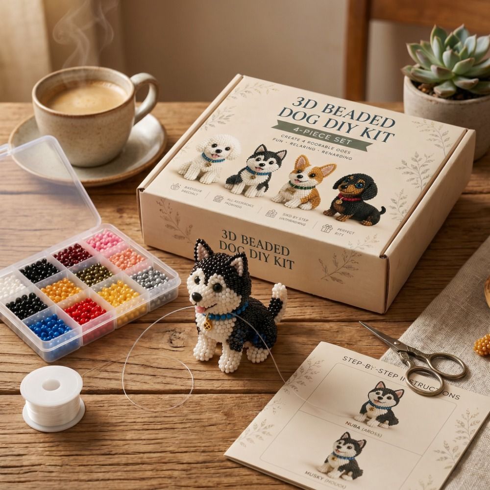 Handmade DIY Animal Bead Embro - Art Craft Education ulasan dan harga