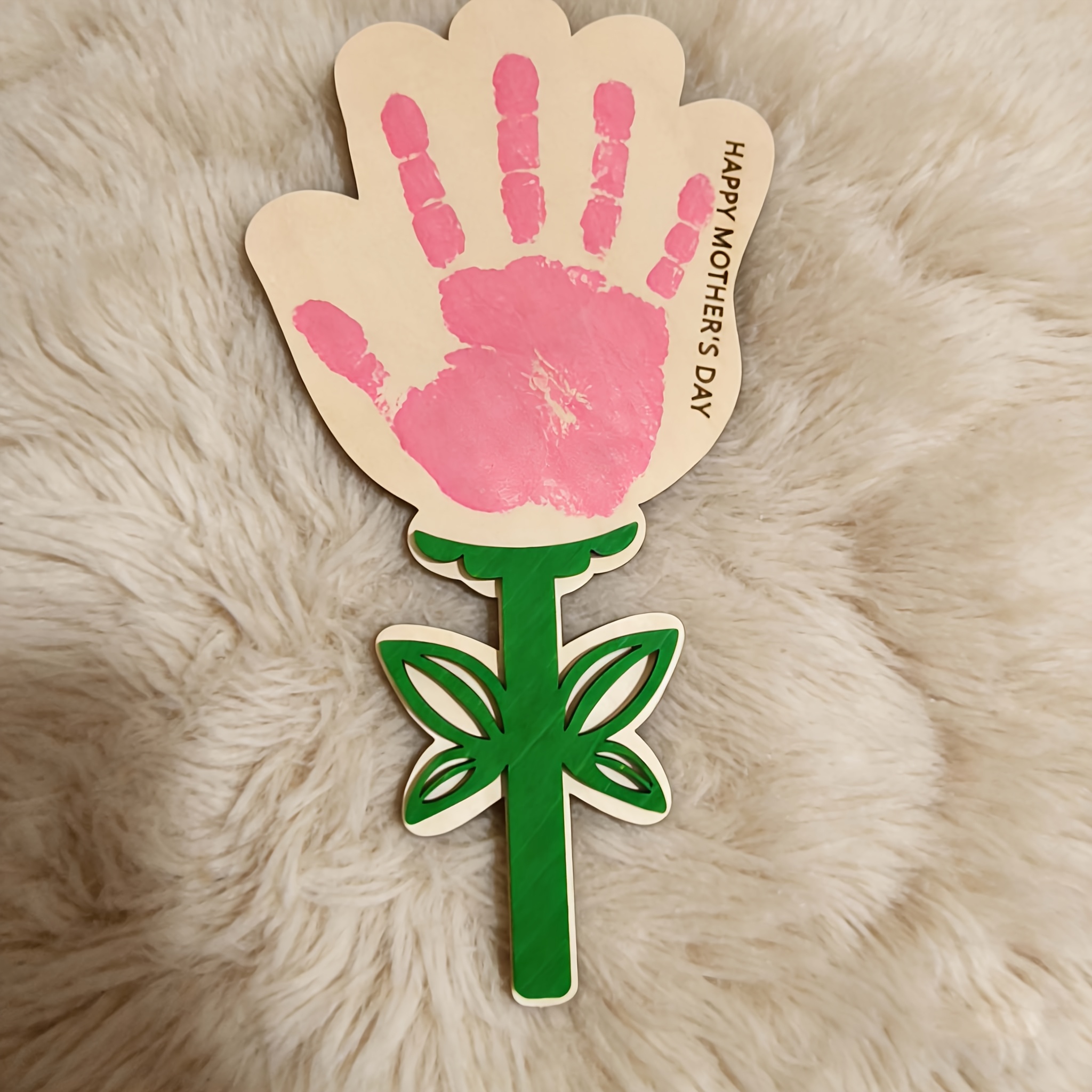 Mother’s Day Wooden Handprint  - Art And Craft For Mother'S Day ulasan dan harga