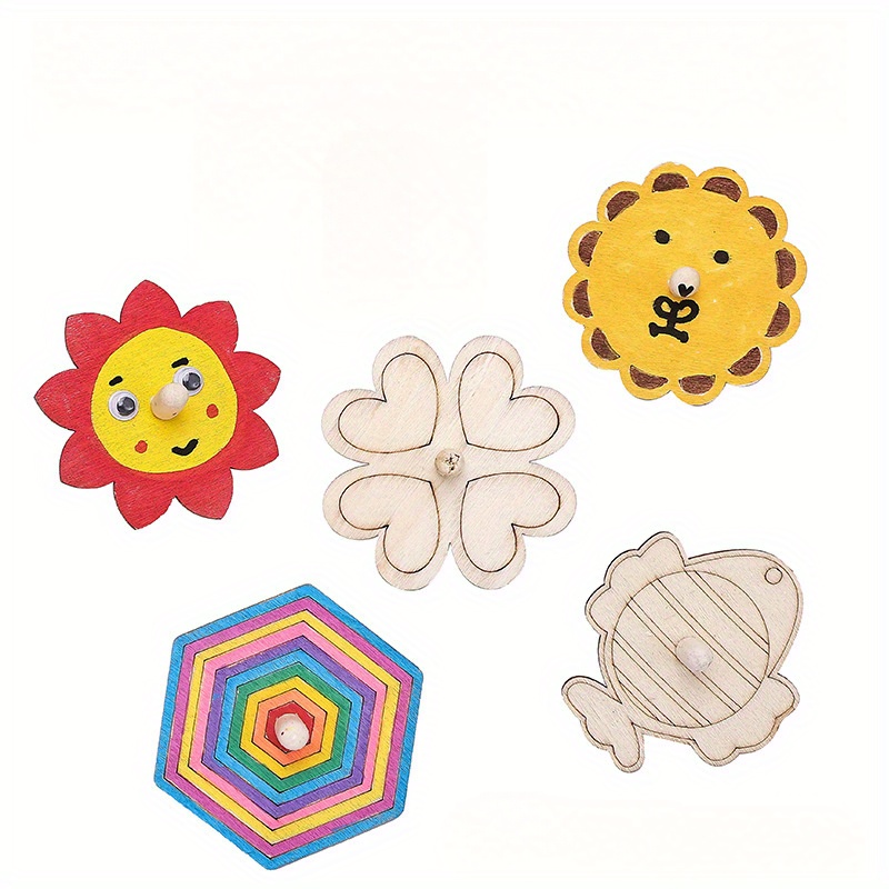 Wooden Spinning Top Craft Kit  - Art Craft Holiday ulasan dan harga