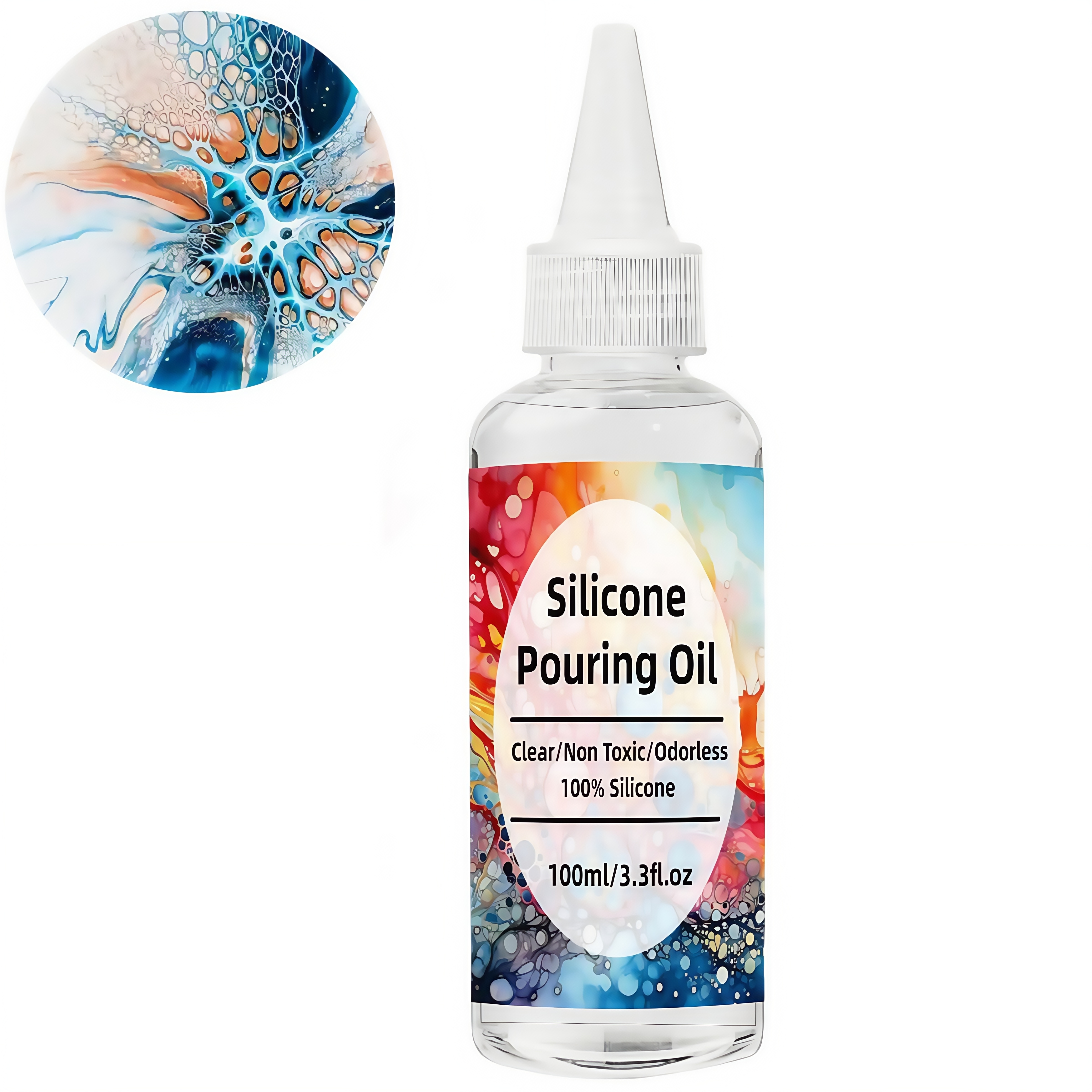 Silicone Pouring Oil for Acryl - Acrylic Pour Paint ulasan dan harga