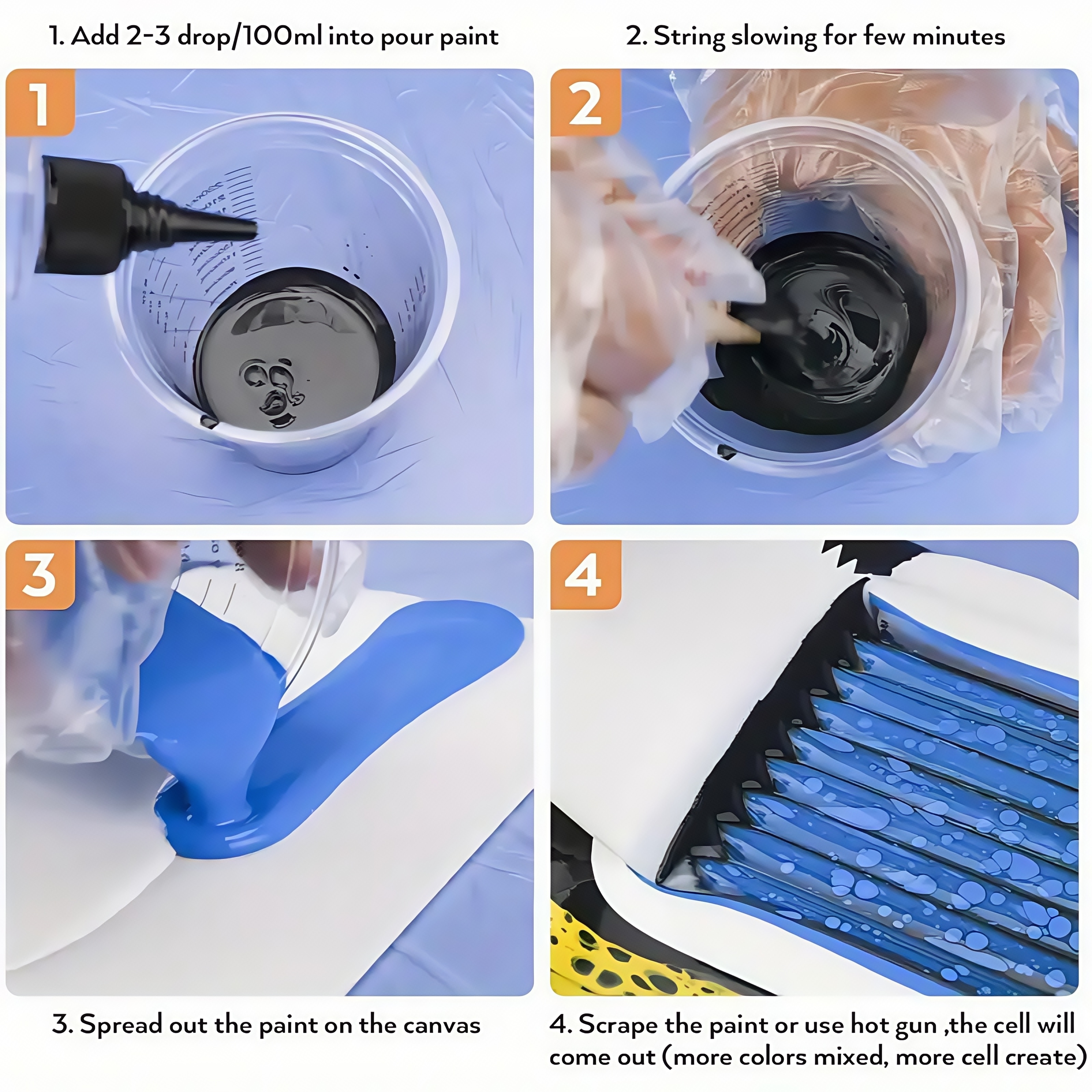 Silicone Pouring Oil for Acryl - Acrylic Pour Paint ulasan dan harga