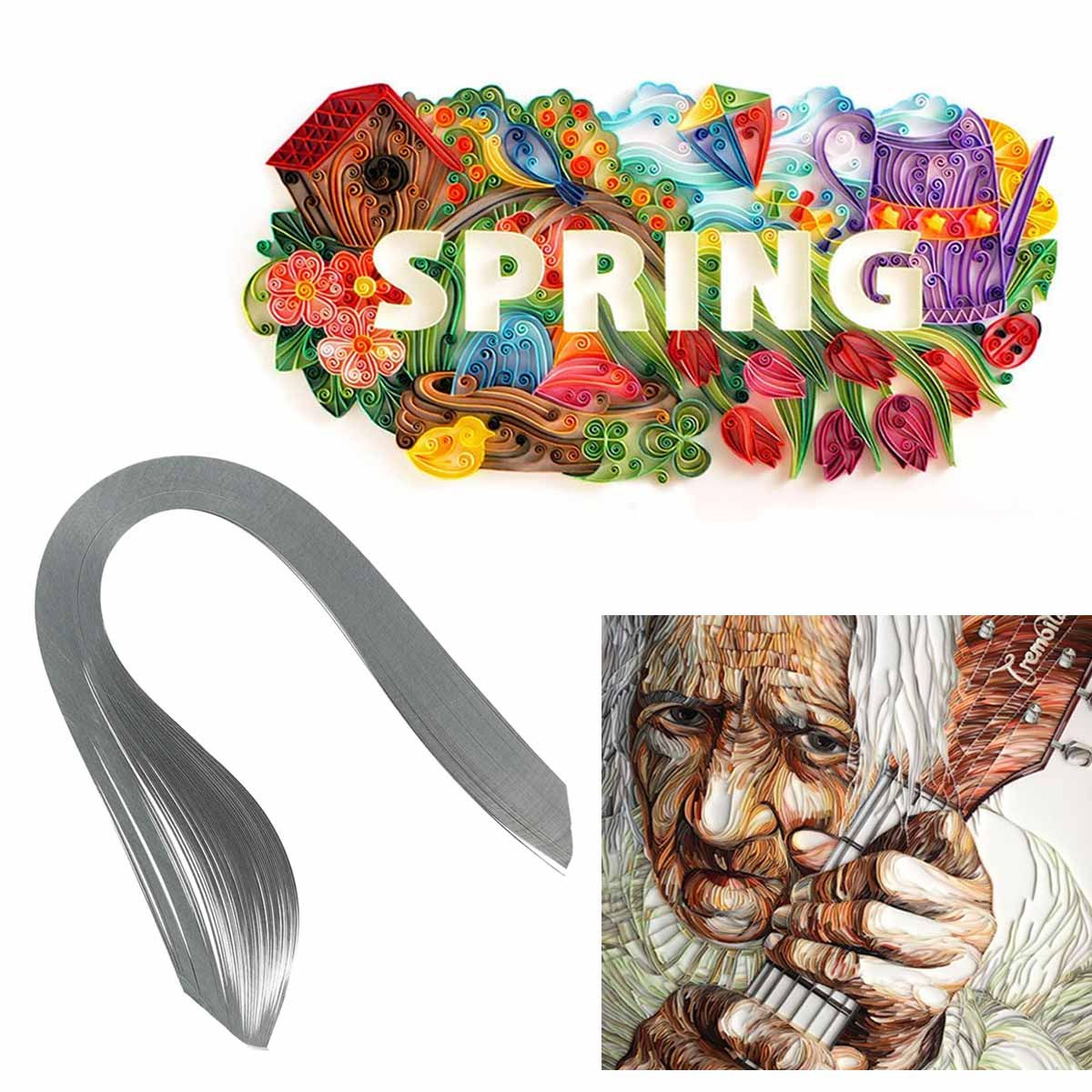 120Pcs Quilling Paper Strips S - Art Quilling Craft ulasan dan harga