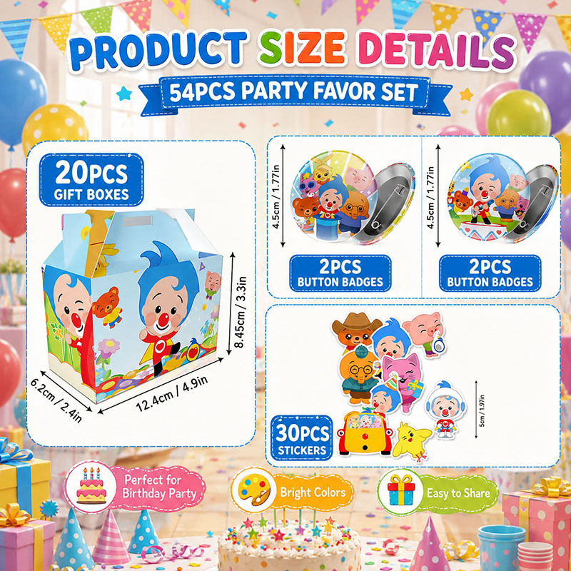 PLIM Cartoon Pattern Paper box - Art Craft Halloween ulasan dan harga