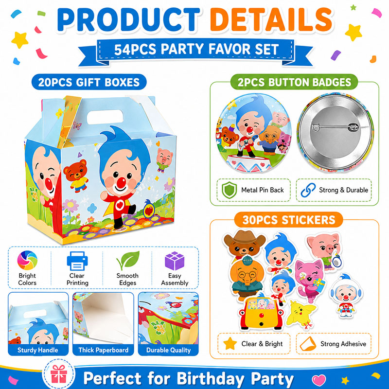 PLIM Cartoon Pattern Paper box - Art Craft Halloween ulasan dan harga