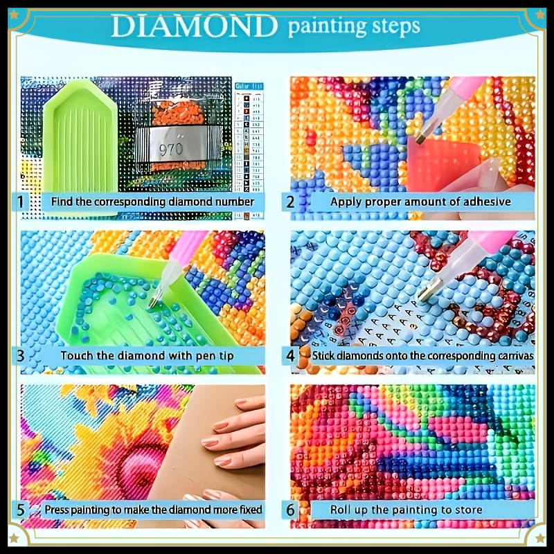 Full Round Diamond Painting Cu - Art Craft Room Ideas ulasan dan harga
