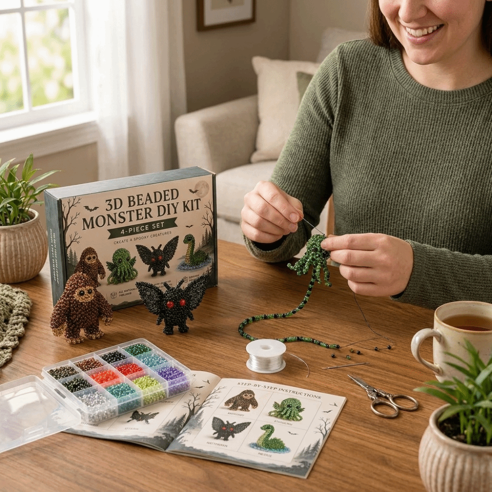 Handmade DIY Animal Bead Embro - Art Craft Education ulasan dan harga