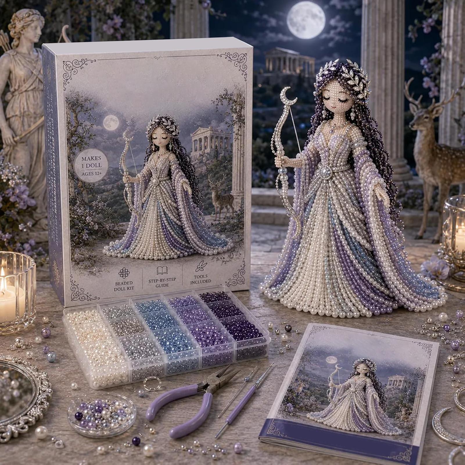 3D Beaded Goddess DIY Kit Bead - Art Craft Holiday ulasan dan harga