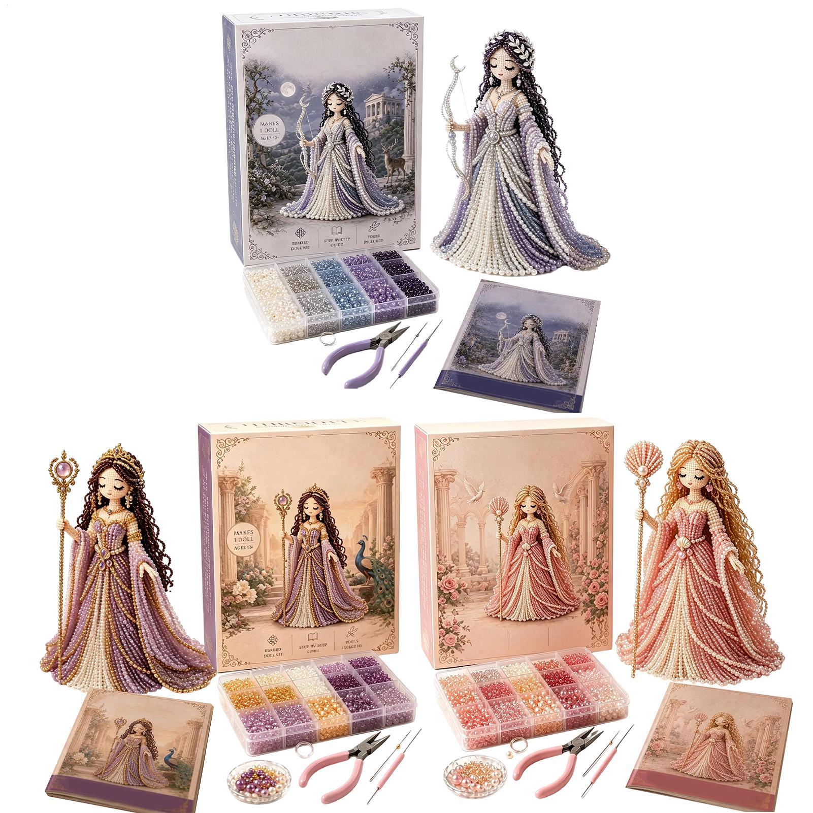 3D Beaded Goddess DIY Kit Bead - Art Craft Holiday ulasan dan harga