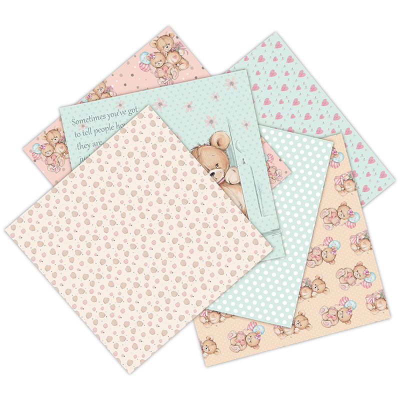 12 Sheets little bear Scrapboo - Art Craft Halloween ulasan dan harga