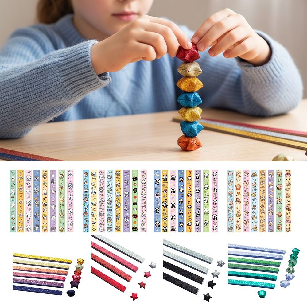 540 Sheets Colorful Star Origa - Art Craft Halloween ulasan dan harga