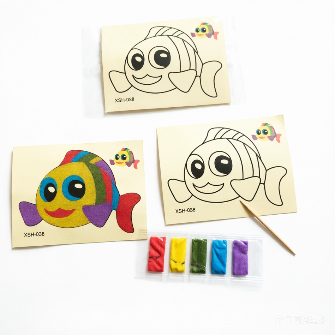 DIY Sand Art Kit Set - Multipl - Art Craft Halloween ulasan dan harga
