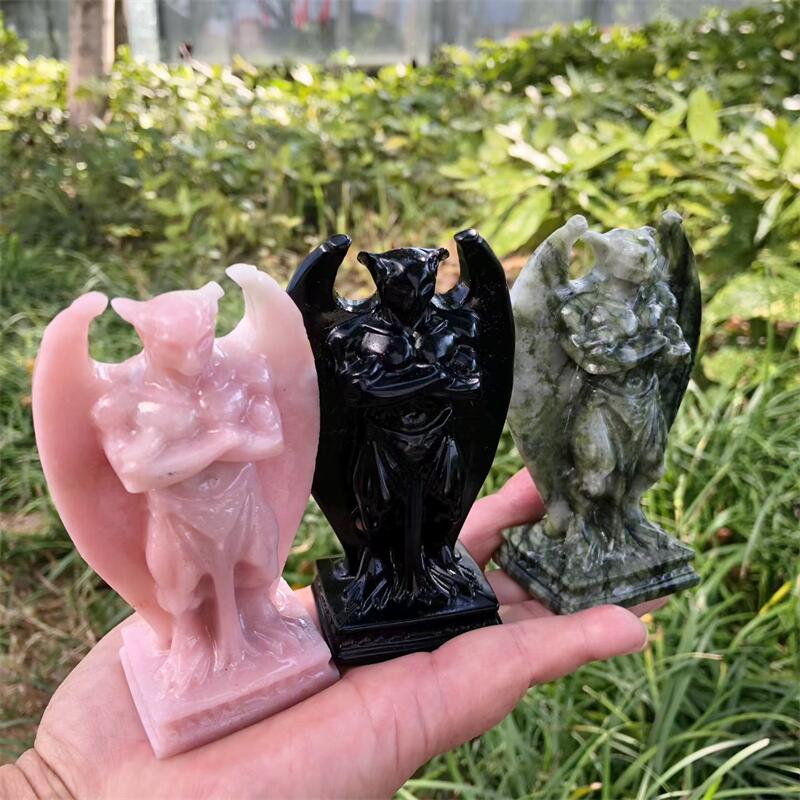 10CM Natural Quartz Stone Garg - Art Craft Holiday ulasan dan harga