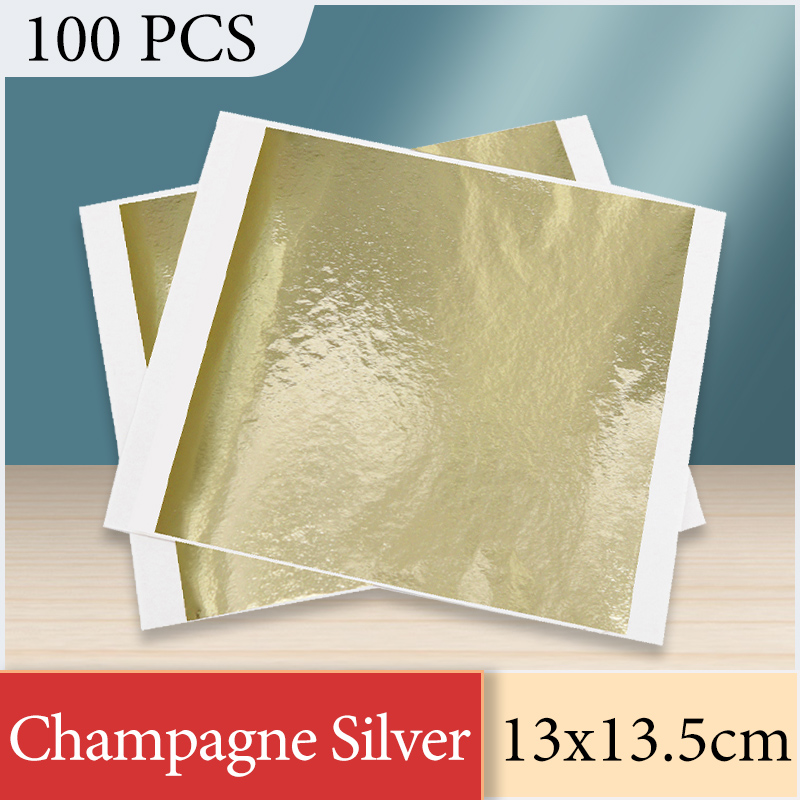 13x13.5cm Champagne Silver Foi - Art Craft Halloween ulasan dan harga