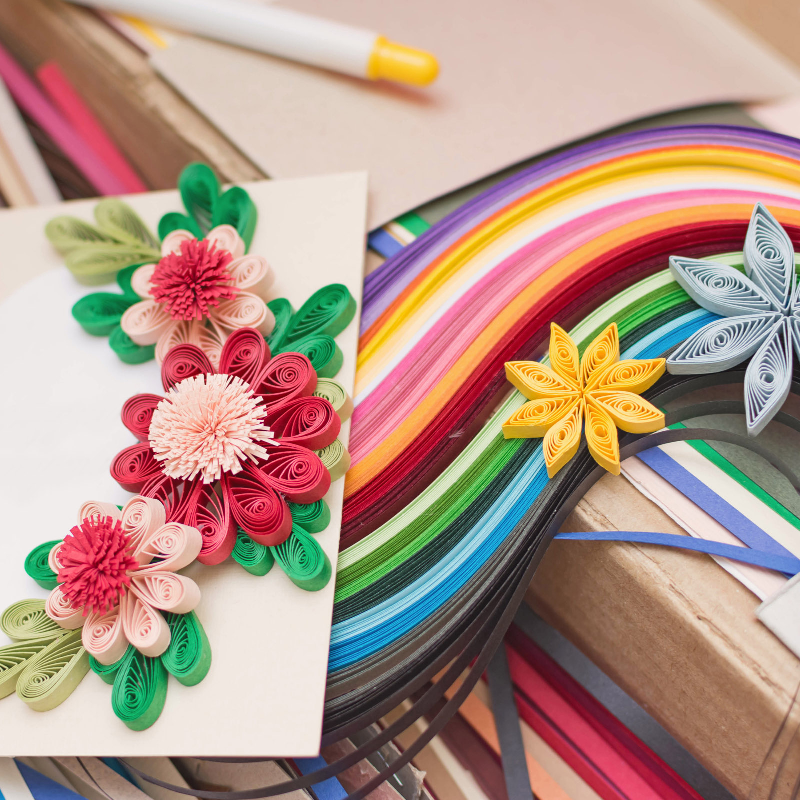 600/840pcs Quilling Strips Pap - Art Quilling Craft ulasan dan harga