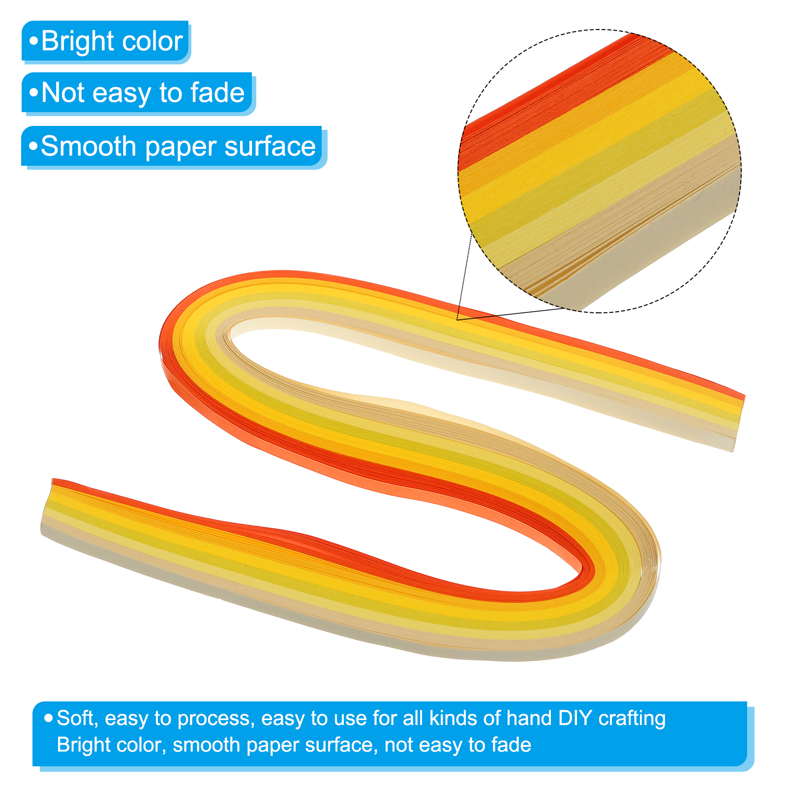 600/840pcs Quilling Strips Pap - Art Quilling Craft ulasan dan harga