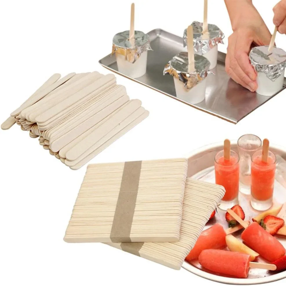 50/100pcs Ice Cream Popsicle S - Art Craft With Ice Cream Stick ulasan dan harga