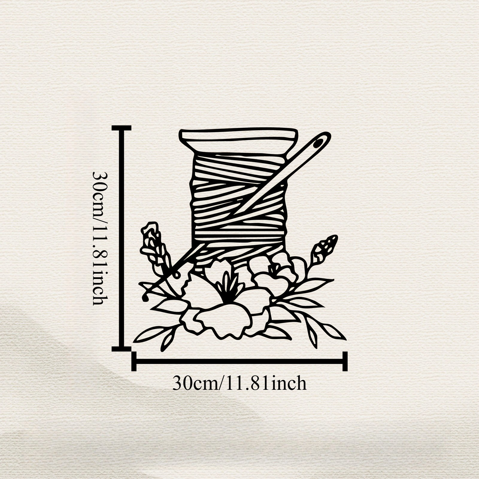 Thread Spool Floral Metal Wall - Art And Craft For Mother'S Day ulasan dan harga