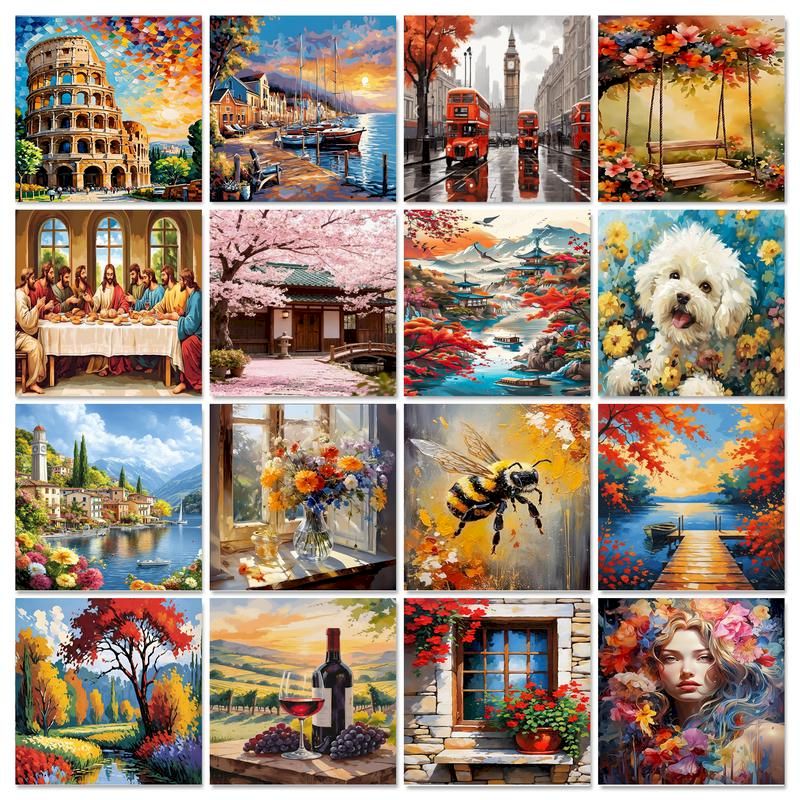 CHENISTORY Painting By Number  - Art Craft Number ulasan dan harga