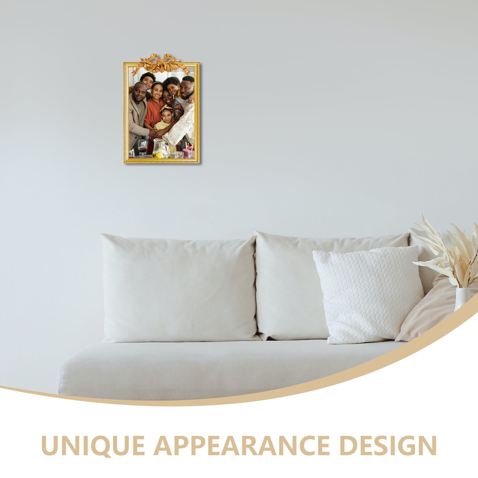 Sturdy Resin Bow-Knot Wall Han - Art Craft Gallery ulasan dan harga