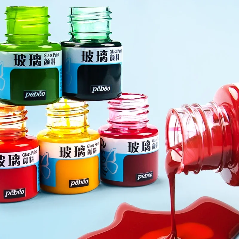 Waterproof Glass Paint 20/25ml - Acrylic Pour Paint ulasan dan harga