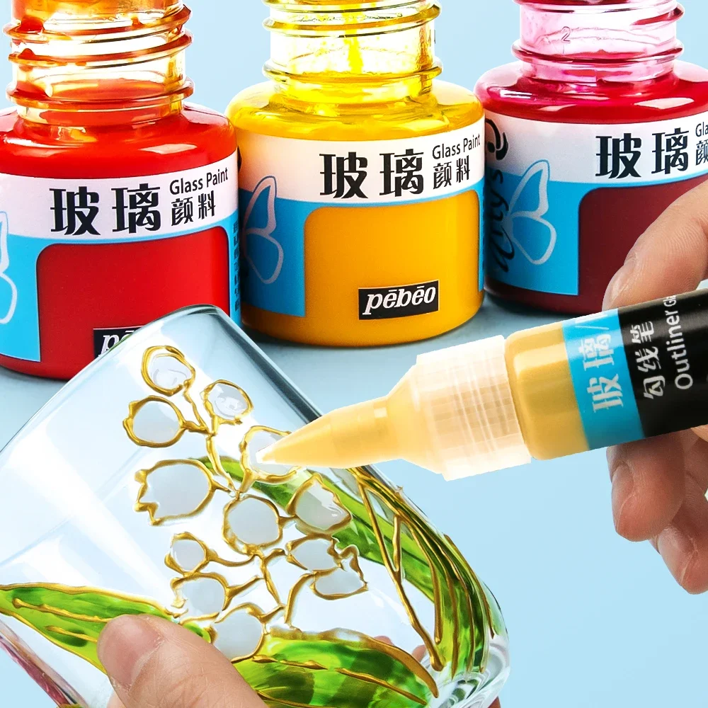 Waterproof Glass Paint 20/25ml - Acrylic Pour Paint ulasan dan harga