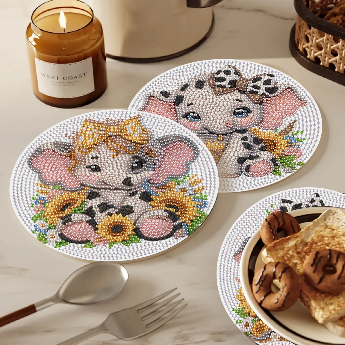 3Pcs Diamond Art Painting Plac - Art Craft Elephant ulasan dan harga