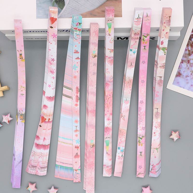 540 Sheets Sakura Origami Star - Art Craft Halloween ulasan dan harga