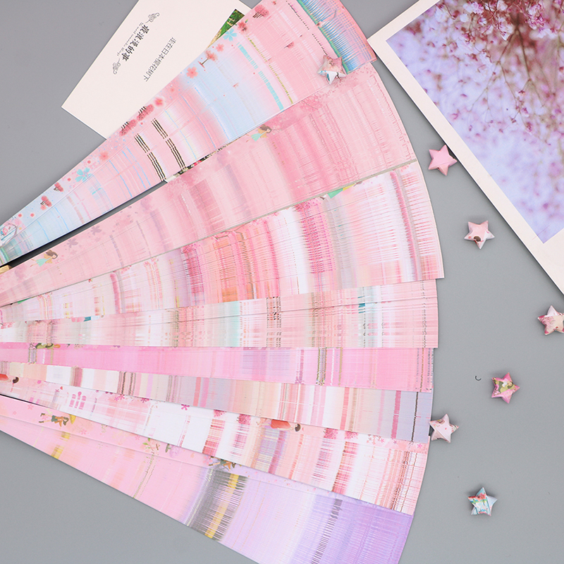 540 Sheets Sakura Origami Star - Art Craft Halloween ulasan dan harga