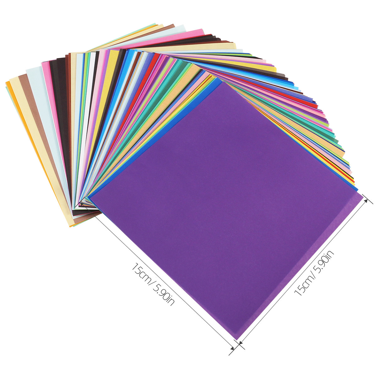 200Sheets Vibrant Origami Pape - Art Craft Education ulasan dan harga